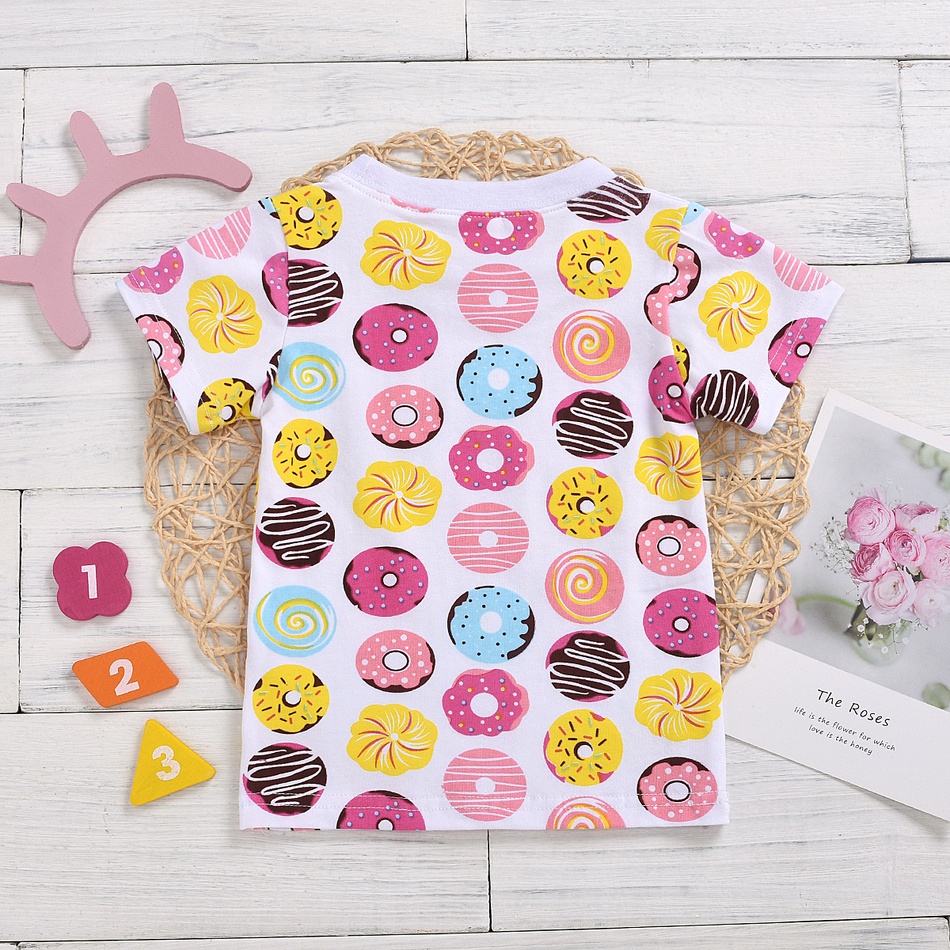 Donuts Print Short-sleeve Tee